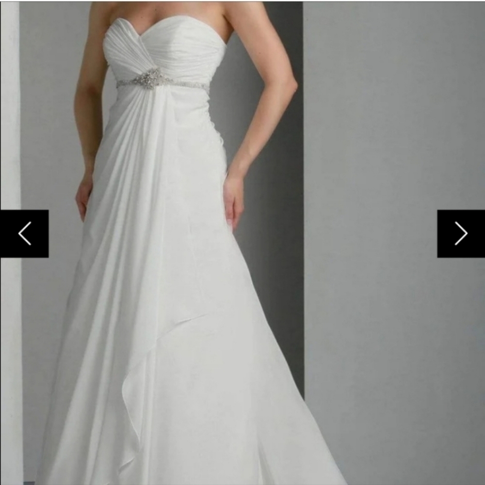 DaVinci Bridal Sweetheart Empire Chiffon dress
